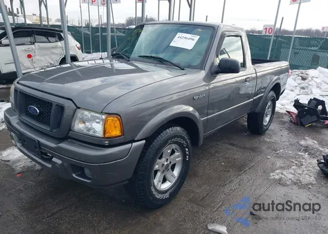 2004 Ford Ranger Edge from USA, damaged, VIN 1FTYR11U04TA08877